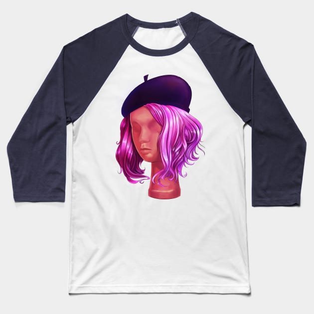 Abigal Cockbane wig Baseball T-Shirt by Skutchdraws